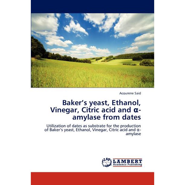 Baker's Yeast, Ethanol, Vinegar, Citric Acid and Amylase from Dates