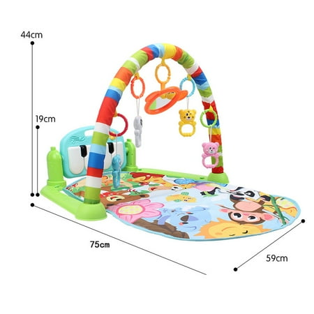 Newborn Infant Baby Play Mat Gym Musical Piano Play Mat Kids