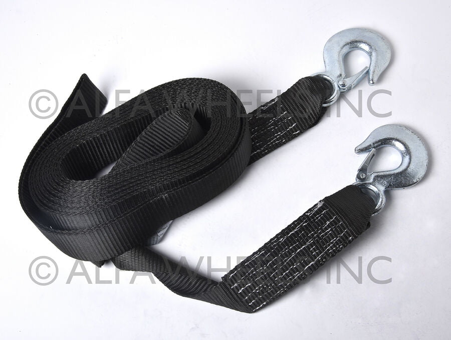 2/" 9000lbs Tow Strap 30 ft winch sling off-road ATV UTV snatch vehicle recovery
