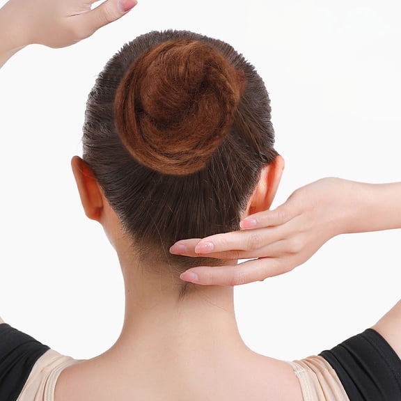 Pawsdot 50pcs Cotton Fibers Hair Nets Dance Invisible For Unisex Use