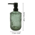 thumbnail image 4 of Unique Bargains 1 Pc Classic Cylindrical Soap Pump Dispenser for Bathroom 450ml Green Black, 4 of 6