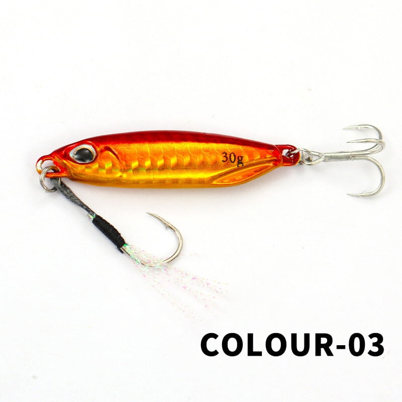 8 Pack Offshore Micro Butterfly Metal Jigs Fishing Lure Long Casting 7-60G