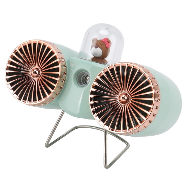 Ventilador De Escritorio, Ventilador De Escritorio USB Luz Nocturna Carga USB 3 Velocidades Para El Hogar ANGGREK Otros