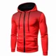 thumbnail image 1 of Sudadera Hoodie Con Cierre Y Gorro Moda Slim Fit, 1 of 8