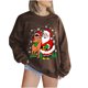 thumbnail image 1 of Sudadera Para Mujer Sudaderas Con Cuello Redondo Mangas Largas A La Moda Estampado de Navidad Tops Sueltos Blusa Odeerbi ODB173990, 1 of 5