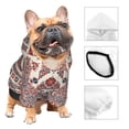 thumbnail image 3 of Balery Fashion Tatreez2 Sudadera con Capucha para Perros Pequeños – Ropa para Mascotas, Disfraz para Perros y Gatos, Ideal para Fiestas y Cosplay-Medium, 3 of 7