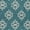 Teal & Light Gray, variant on Veranda Transitional 5' x 7' Teal and Light Gray Polypropylene Outdoor Area Rug