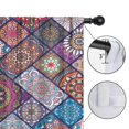 thumbnail image 4 of Blackout Kids Curtains,Multicolor Ethnic Mandala Pattern Childrens Insulated Curtains Set Of 2,Bedroom Essentials,Toddler Room Decor 42x54in(106x137cm), 4 of 5