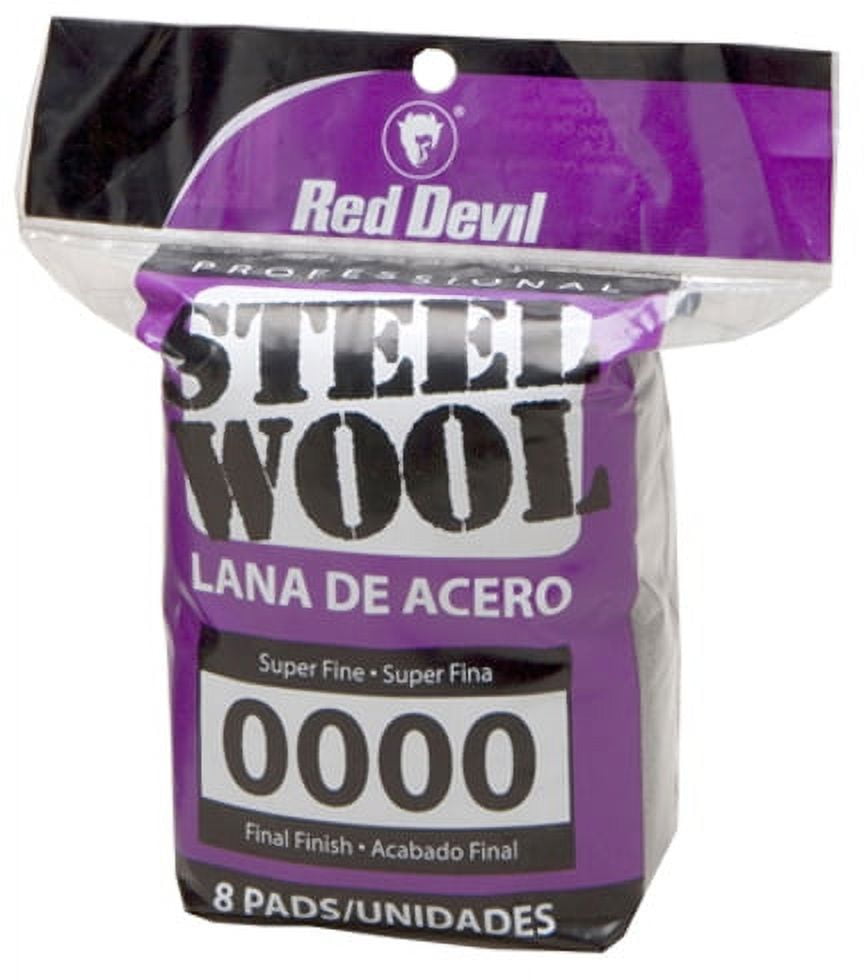 Homax, Steel Wool Extra Fine, Grade 000, 12 Pads for Cleaning