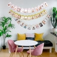 thumbnail image 1 of 16.4ft Baby Photo Banner for Newborn 12 Month Growth Picture Display Hanging Sign Garland Growth Photo Booth Props for Baby Birthday Party Decoration, 1 of 5