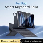 Smart Keyboard Folio for iPad 10th Gen 10.9 inch (2022) & iPad 11th (A16, 2025), Magnetic Keyboard Case with Two Viewing Angles,Front Back Protection (Gray)