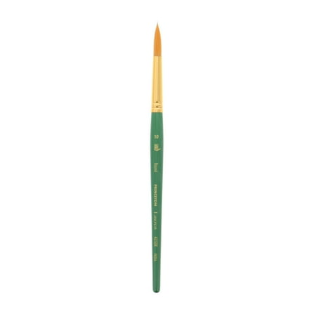 UPC: 0757063435088 | Princeton Brush Lauren Golden Synthetic Watercolor & Acrylic Brush  Round  10
