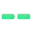 thumbnail image 3 of Decodeary 10 Grid Plastic Jewelry Removable Storage Box Multi-functional Organizer for Beads and Earrings Green 12.8x6.5x2.2cm 2Set, 3 of 6