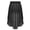 Black, variant on inhzoy Kids Big Girls High Low Chiffon Dance Skirt