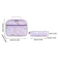 thumbnail image 3 of gcong Ergonomic Large Capacity Elementary School Backpack With Lunch Bag And Pencil Set For Grades 3 Through 6 Pink, 3 of 9