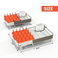 thumbnail image 2 of Gymax Expandable Dish Drying Rack Drainer w/ Detachable Utensil Holder & Vertical Bars, 2 of 10