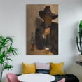 thumbnail image 6 of Diego Rivera 《Self-portrait with Broad-Brimmed Hat》 Wall Art Prints Canvas Poster Canvas Wall Art Poster Decorative Bedroom Modern Home Print Picture Artworks Posters 08x12inch(20x30cm), 6 of 6