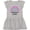 AC-Heather Grey, variant on Inktastic Kindergarten Grad Graduation Rainbow Girls Toddler Dress