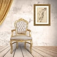 thumbnail image 3 of Benjamin Robert Haydon 19x24 Gold Ornate Framed and Double Matted Museum Art Print Titled - Study of a Leaning Figure, 3 of 4