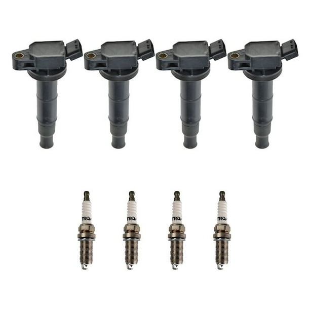 Ignition Coil and Spark Plug Kit 8 Piece Compatible with 2005 2010