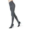 thumbnail image 2 of Heather Plush Lined Fleece Tights Medium/Large / MO-151 Black, 2 of 2