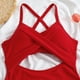 thumbnail image 5 of Traje de Baño de Bikini de Mujer Nuevo Sexy Grande Tamaño Colgante Correa de Cuello Traje de Baño sin Espalda, Traje de Baño de Cobertura Moderada para Piscina, Playa Y Verano, 5 of 7