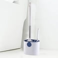 thumbnail image 4 of BVXEEP Toilet Brush and Holder Set, Toilet Brush With, Bathroom Toilet Bowl Brush Set, Non-Slip Handle, Wall Mounted/Floor Standing, 4 of 8