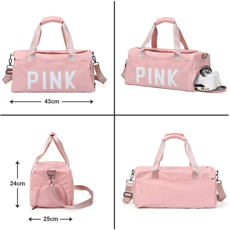 Wilson Pink Duffel Bag for travel or sports NOW ON CLEARANCE