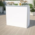 thumbnail image 3 of Flash Furniture Amara 4' White Laminate Foldable Bar - Portable Event Bar, 3 of 13