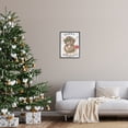 thumbnail image 3 of Stupell Industries Farmhouse Holiday Cow Holiday Painting Black Framed Art Print Wall Art, 16 x 20, 3 of 9