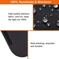 thumbnail image 6 of 2 Pcs RV Window Shade Cover 16x24.75 Inches - Black Sunshade Screen for Camper Travel Trailer Motorhome - UV Protection & Light Blocking - Easy Install with Velcro & Tape - Polyester Fabric - Flip Up, 6 of 7