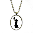 thumbnail image 1 of Fan Dancing Performance Dancer Necklace Vintage Chain Bead Pendant Jewelry Collection, 1 of 3