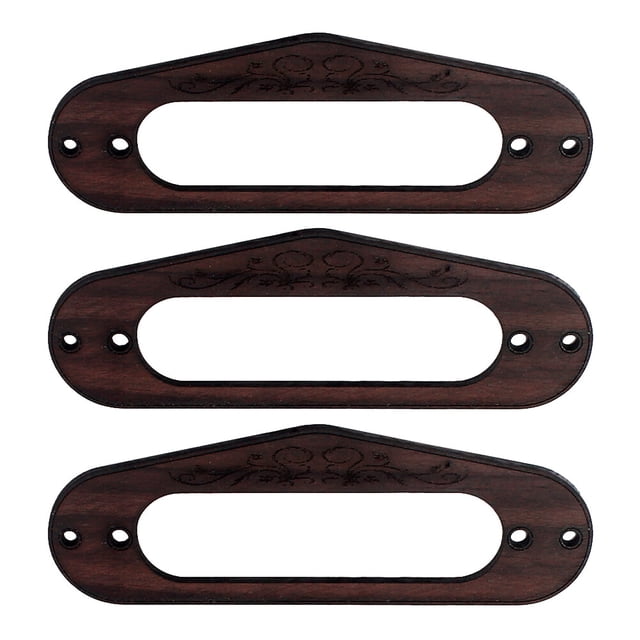 WEUVEB 3Ud Anillo Para Pastilla Single Coil Color Café Resistente Accesorio Para Guitarras St
