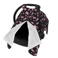 thumbnail image 3 of Zufioo Breast Cancer Awareness (2) Print Baby Stroller Seat Nursing Cover, Baby Stroller Canopy Seat Cover Breastfeeding Cover, Suitable for Indoor and Outdoor-One Size, 3 of 9