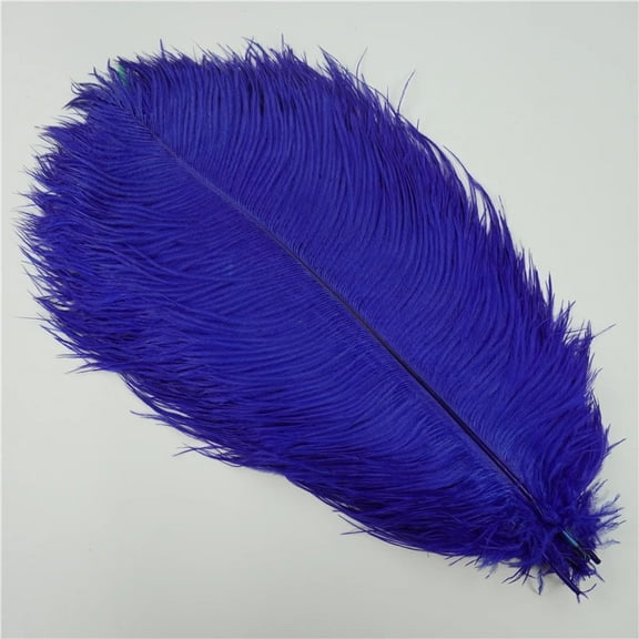 XmhyTop-A 10 Pcs 15-20cm Feathers, Wedding Feathers, Decorative Feathers, Centerpiece Feathers for Wedding Decor DIY Crafts,Dark Blue