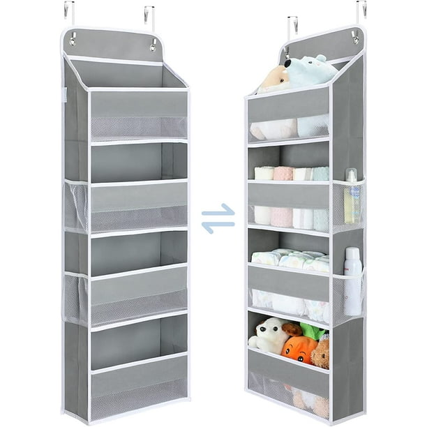 1 Pack over the Door Organizer, Yecaye 4 Shelves Hanging Closet Door