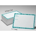 thumbnail image 6 of Inkdotpot Recipe Card 6x4 inch Single-Sided Recipe Design Cards Border Recipe Cards Wedding-Bridal Shower-Baby Shower- Pack of 50, 6 of 6