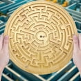 thumbnail image 3 of Ronda de juego de mesa de madera Laberinto para la Educación y el niño pequeño tablero de actividades Brain Teaser Puzzle Juego con Adultos Adolescentes Niños y Niñas, 3 of 6