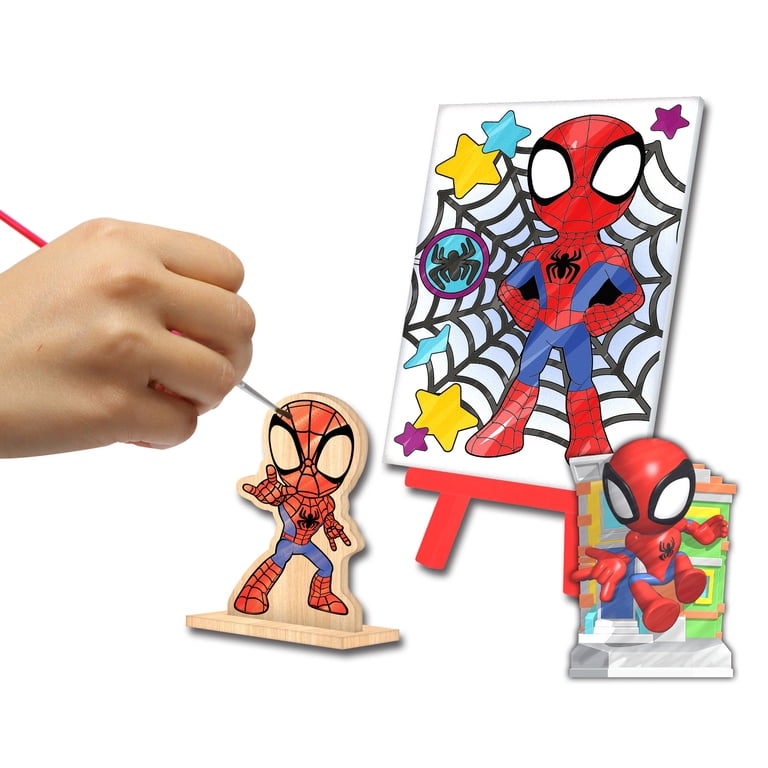 Tara Toys, 5-In-1 Creativity Tub, Build A Marvel Character, Canvas