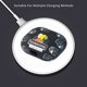 thumbnail image 3 of RV Funda protectora para AirPods 3 (2021), patrón de graffiti que brilla en la oscuridad, a prueba de polvo y antideslizante, funda para AirPods 3 compatible con carga inalámbrica (Negro 3) oso de fresa Electrónica, 3 of 5
