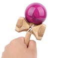 thumbnail image 4 of Juguete deportivo morado para la diversión y el desarrollo de habilidades de los niños, Kendama de bambú japonés tradicional, 4 of 8