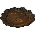 thumbnail image 3 of Ekena Millwork 16 3/4"OD x 1 3/8"P Plymouth Ceiling Medallion (Fits Canopies up to 1 5/8"), Hand-Painted Rust, 3 of 6