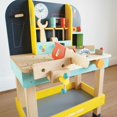 thumbnail image 4 of Le Toy Van - Juego de banco de trabajo de juguete de madera | Gran set de construcción educativo para juegos de rol | Herramientas de madera para juegos de simulación: adecuadas para niños a partir de, 4 of 5