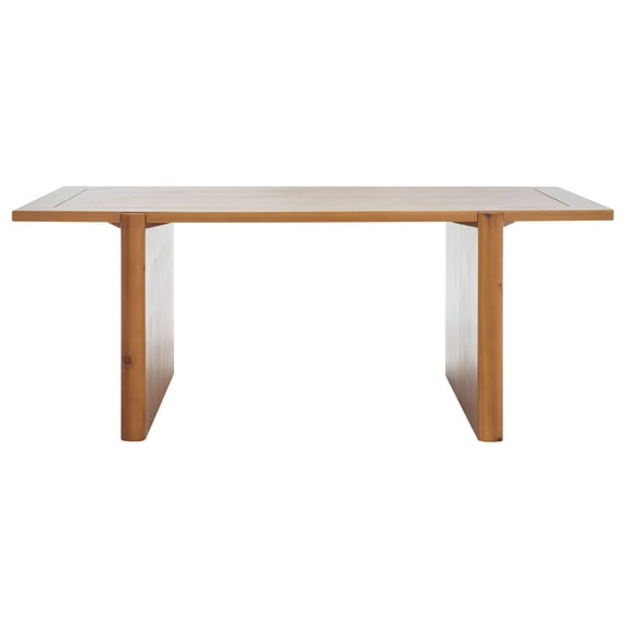 SAFAVIEH Truman Mission Rectangle Coffee Table, Brown (47.3 in. W x 22.8 in. D x 18.1 in. H)