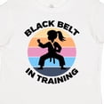 thumbnail image 4 of Inktastic Girls Karate Black Belt in Training Girls Toddler T-Shirt, 4 of 5