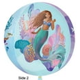 thumbnail image 3 of 16 inch Little Mermaid Live Active Orbz Foil Mylar Balloon - Party Supplies Decorations, 3 of 5