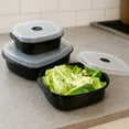 thumbnail image 4 of Reston Lloyd Calypso Basics 6-Piece Microwave Cookware/Storage Set, Purple, 4 of 7