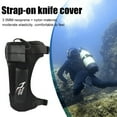 thumbnail image 6 of fankhu Tech Diving Leggings Knife Cover Double Pocket Diving Strap Knife Pouch (Black), 6 of 9