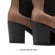 thumbnail image 5 of Botines Chelsea para Mujer DREAM PAIRS Camel Talle 9.5, 5 of 8