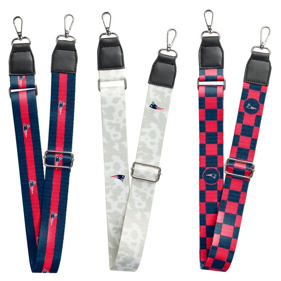 New England Patriots 3-Pack Bag Strap Set